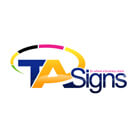 TA Signs Advertising Logo Design
