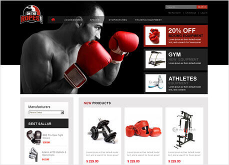 Sports Equipment Ecommerce Store